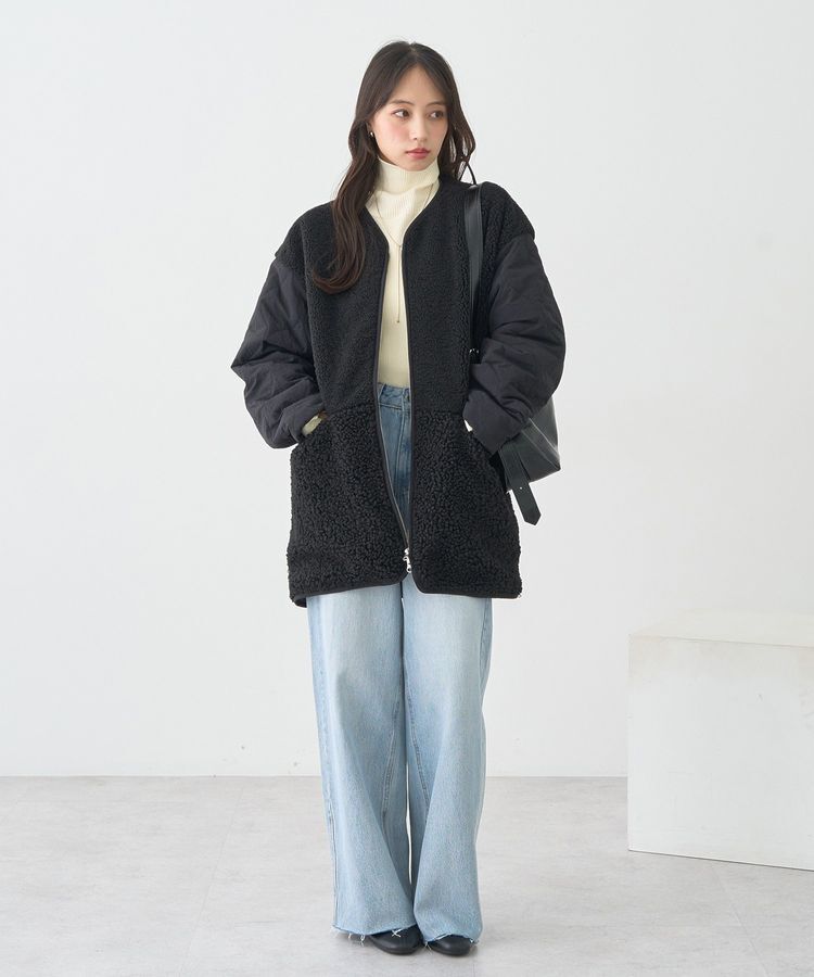 earth music&ecology「ボアキルトミドルコート」|その他|