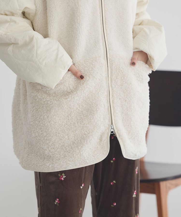 earth music&ecology「ボアキルトミドルコート」|その他|