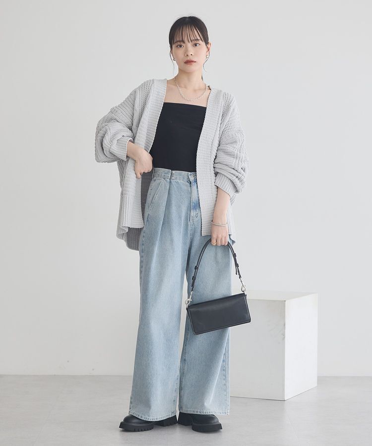 earth music&ecology「マットモールカーディガン」|カーディガン|