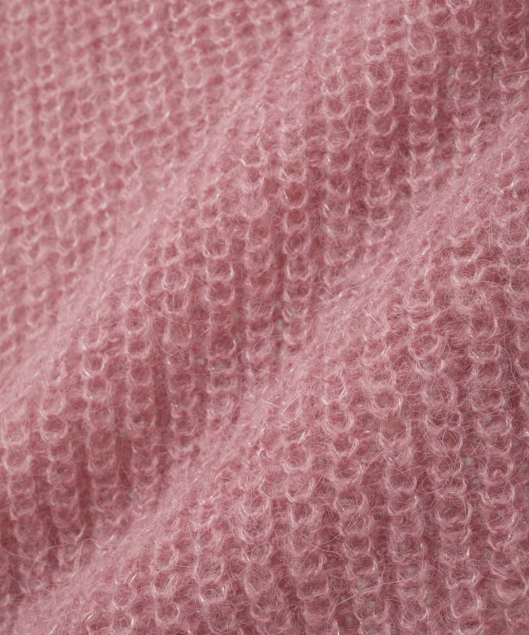 earth music&ecology「サイドリボン透かしニットプルオーバー」|ニット・セーター|