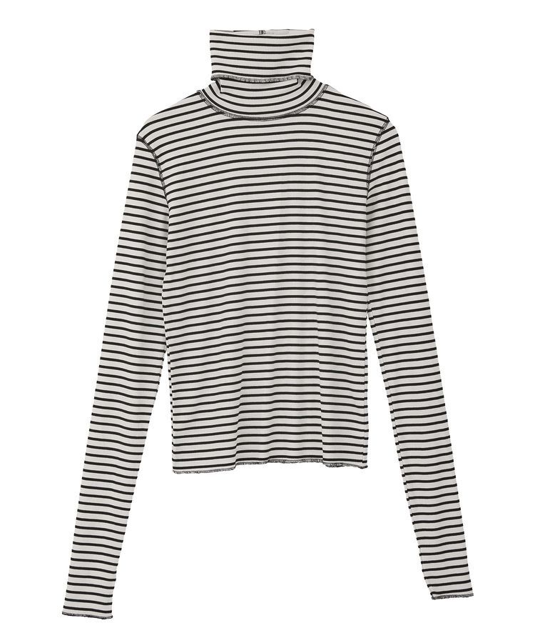 earth music&ecology「リブタートルネックプルオーバー」|Tシャツ・カットソー|