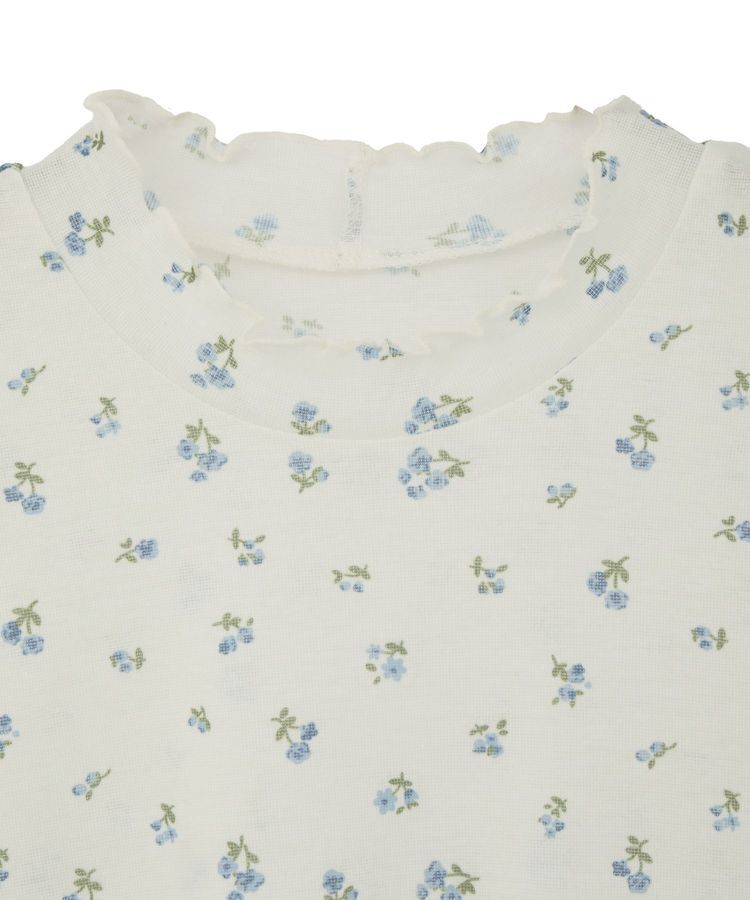 earth music&ecology「ハイネックフラワーメロープルオーバー」|Tシャツ・カットソー|