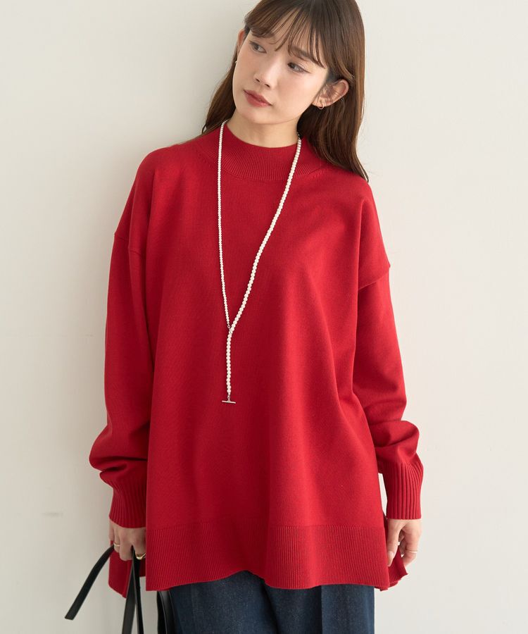 earth music&ecology「選べる丈ハイネックニット」|ニット・セーター|