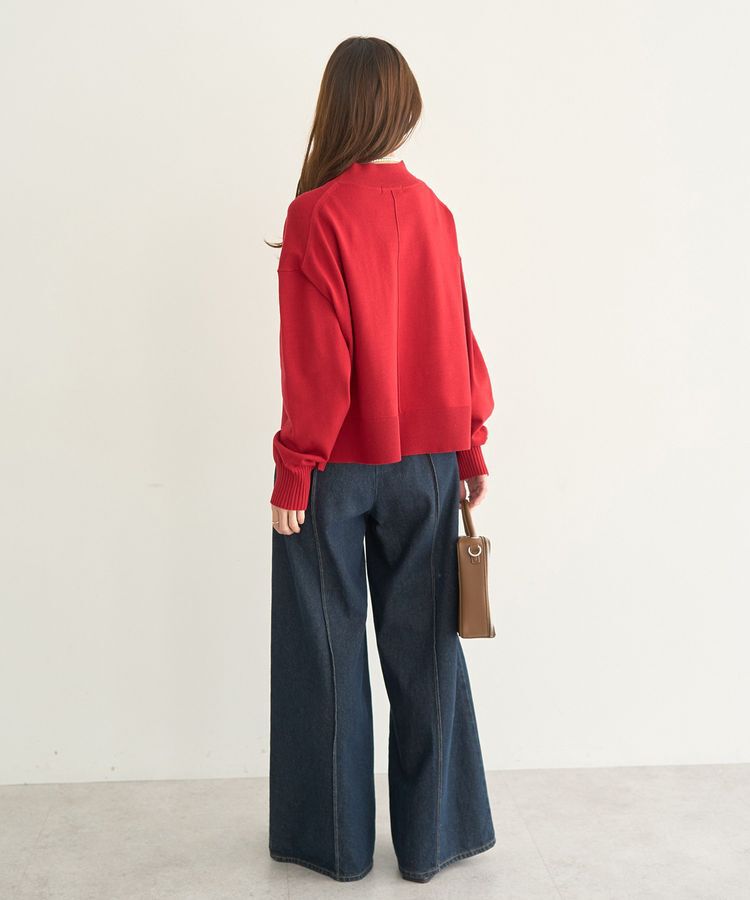 earth music&ecology「選べる丈ハイネックニット」|ニット・セーター|