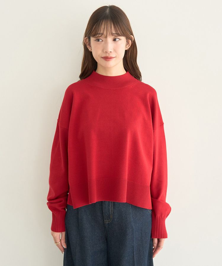 earth music&ecology「選べる丈ハイネックニット」|ニット・セーター|