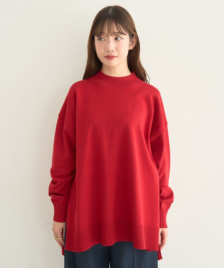 earth music&ecology「選べる丈ハイネックニット」|ニット・セーター|