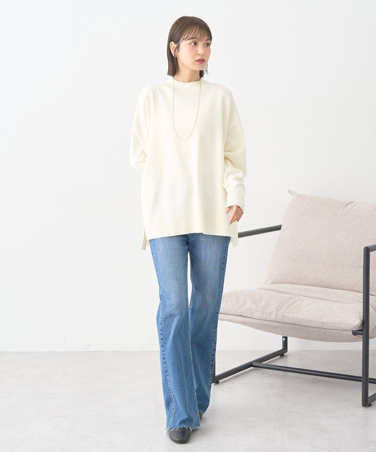 earth music&ecology「選べる丈ハイネックニット」|ニット・セーター|