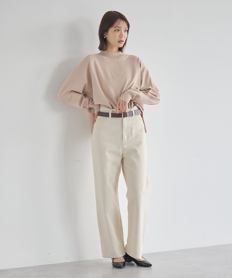 earth music&ecology「選べる丈ハイネックニット」|ニット・セーター|