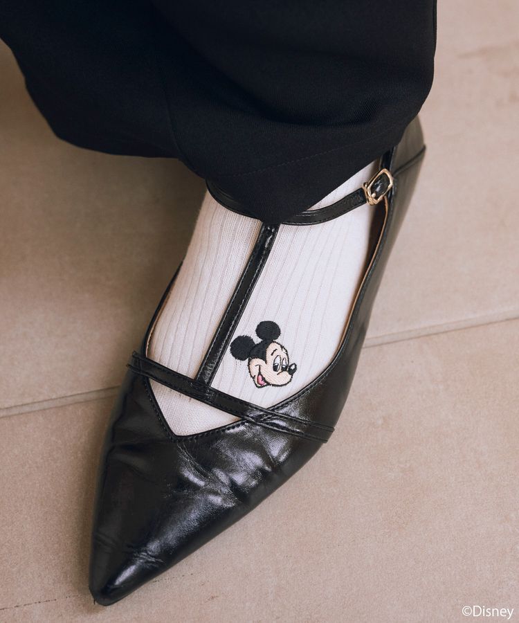 earth music&ecology「Disney/アソート刺繍入り靴下」|その他|