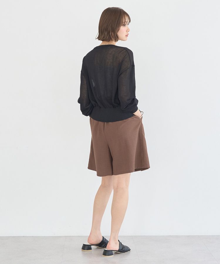 earth music&ecology「【セットアップ対応】ウエストリボンバミューダパンツ」|その他|