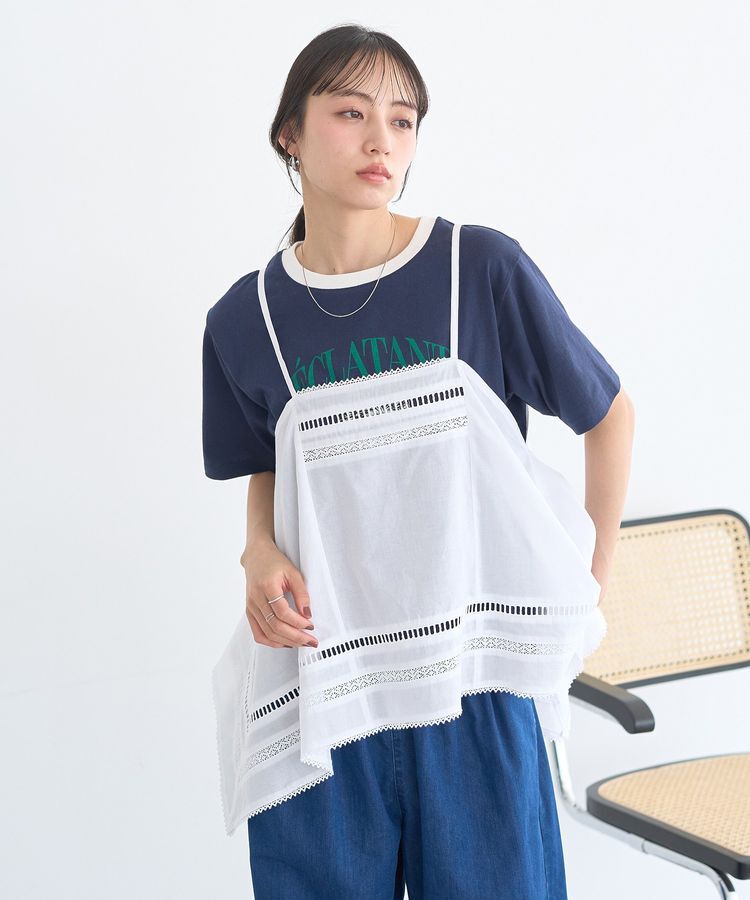 earth music&ecology「【接触冷感】アソートリンガーTシャツ」|Tシャツ・カットソー|