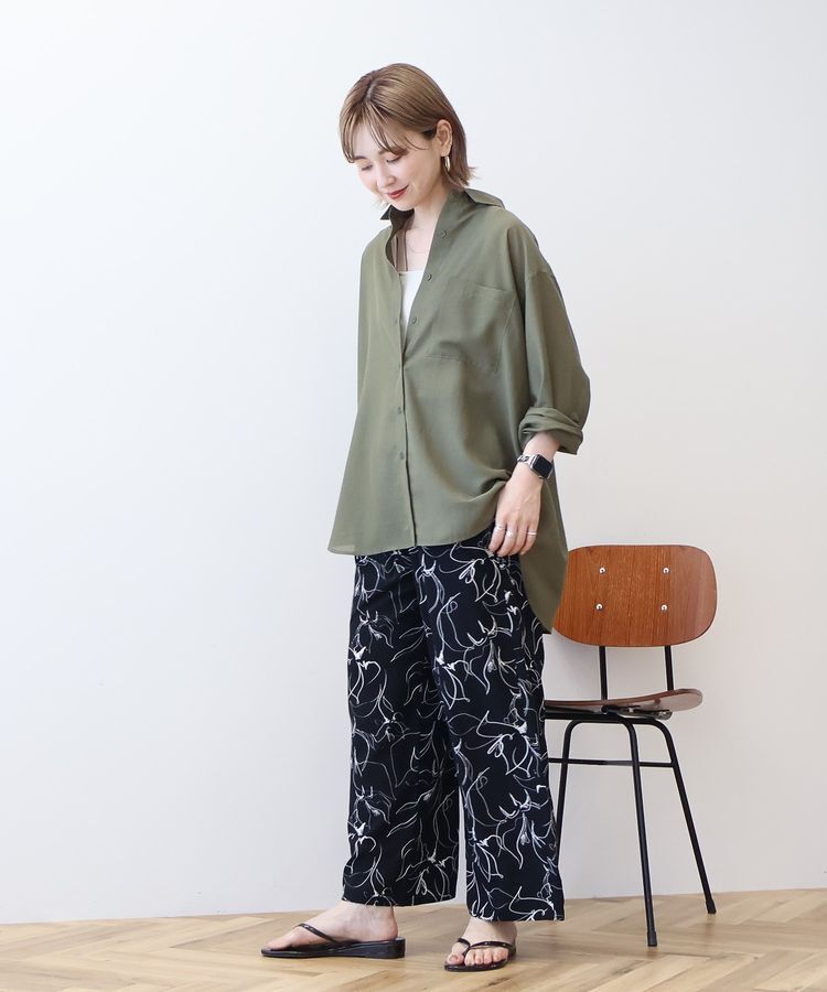 AMERICAN HOLIC「シアーボイルオーバーシルエットシャツ」|シャツ・ブラウス|