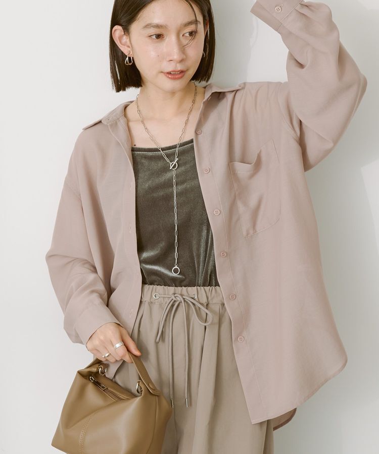 AMERICAN HOLIC「シアーボイルオーバーシルエットシャツ」|シャツ・ブラウス|