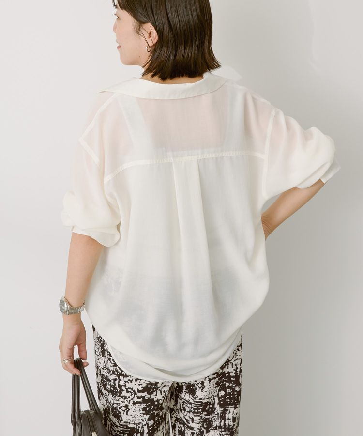 AMERICAN HOLIC「シアーボイルオーバーシルエットシャツ」|シャツ・ブラウス|