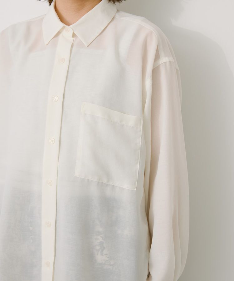 AMERICAN HOLIC「シアーボイルオーバーシルエットシャツ」|シャツ・ブラウス|