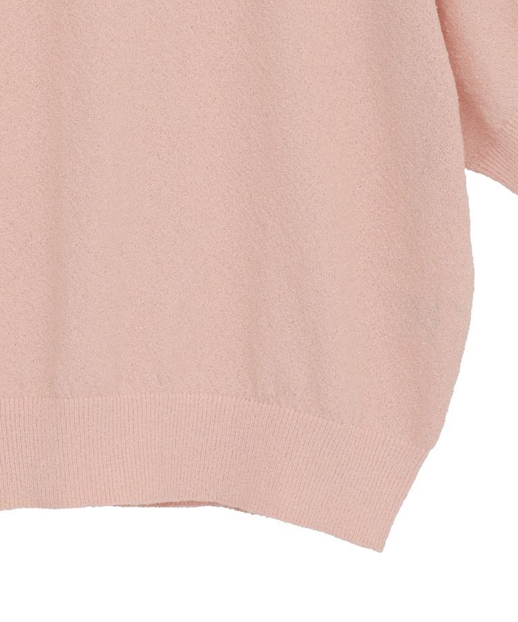 AMERICAN HOLIC「ブークレ半袖ニットトップス」|ニット・セーター|