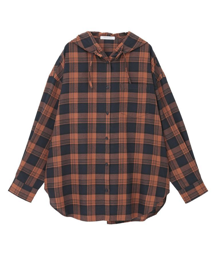 AMERICAN HOLIC「チェックフードシャツ」|シャツ・ブラウス|