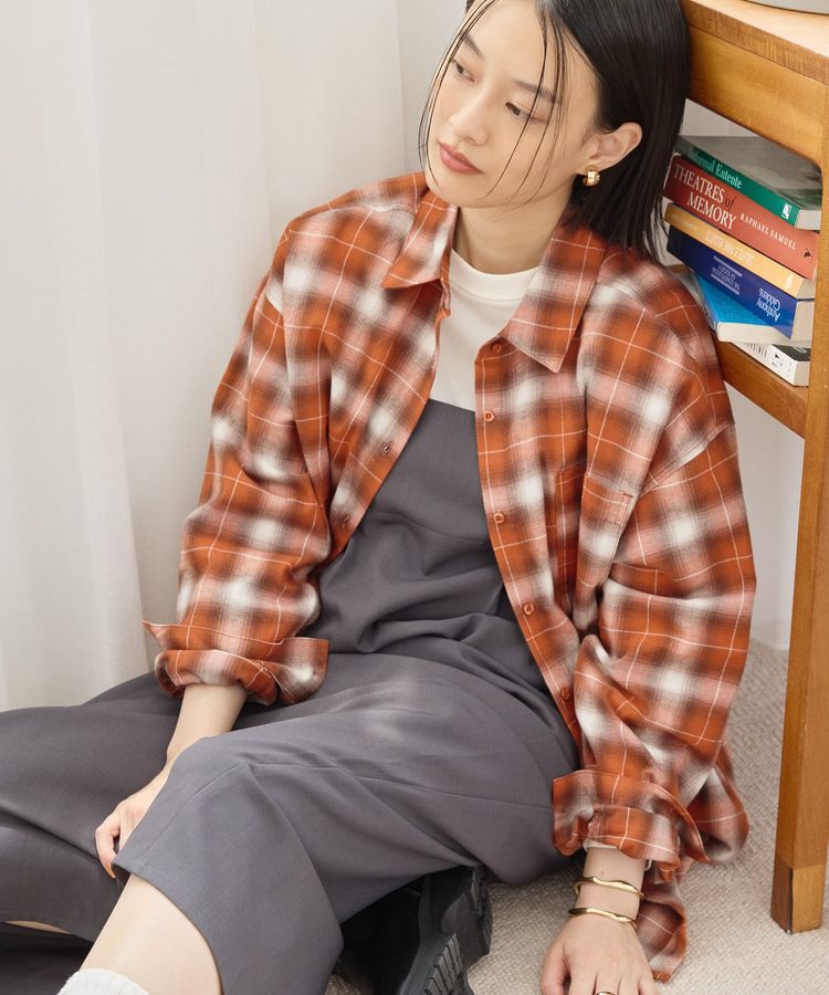 AMERICAN HOLIC「ビエラ起毛チェックシャツ」|シャツ・ブラウス|