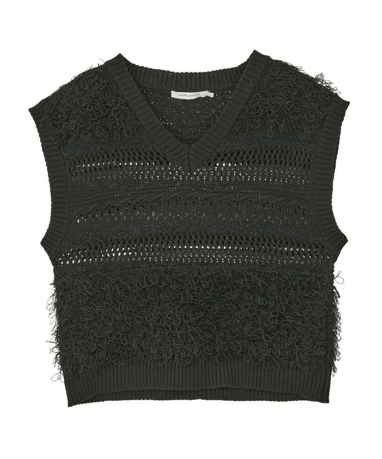 AMERICAN HOLIC「ループミックスニットベスト」|ベスト・ジレ|