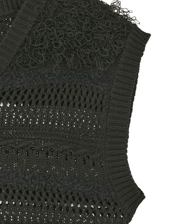 AMERICAN HOLIC「ループミックスニットベスト」|ベスト・ジレ|