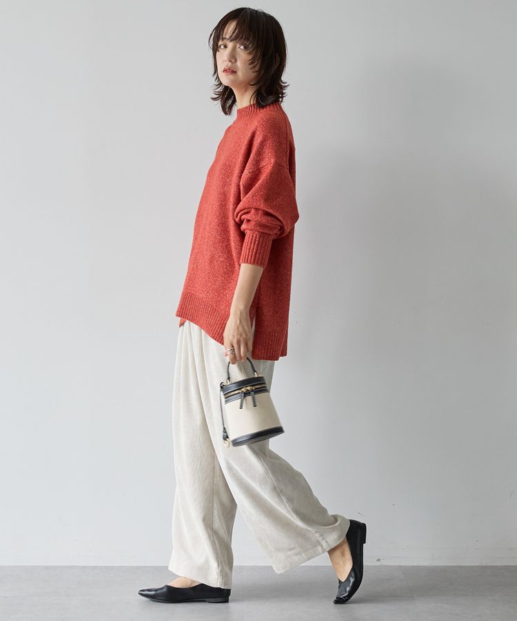 AMERICAN HOLIC「サイドスリットハイネックニットプルオーバー」|ニット・セーター|