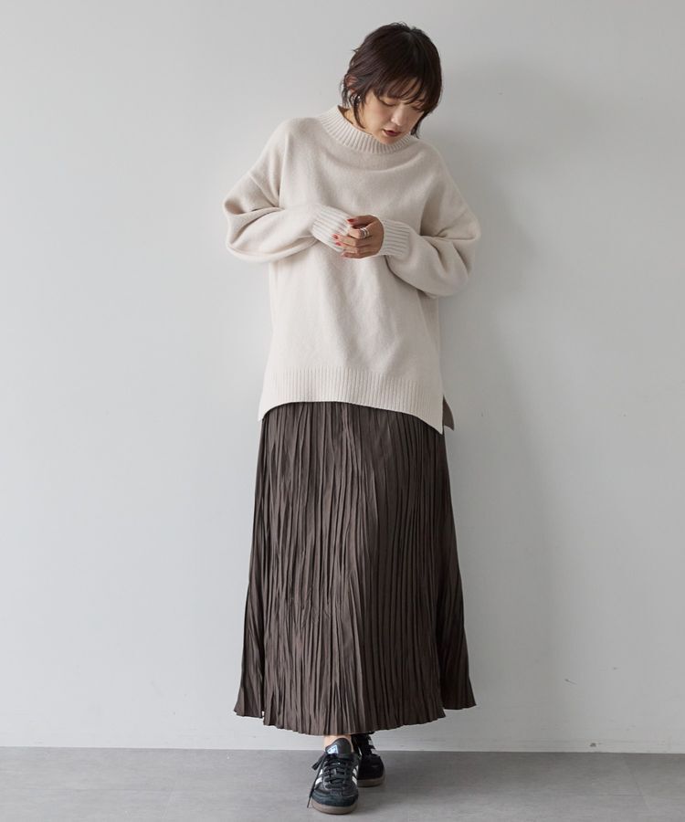 AMERICAN HOLIC「サイドスリットハイネックニットプルオーバー」|ニット・セーター|