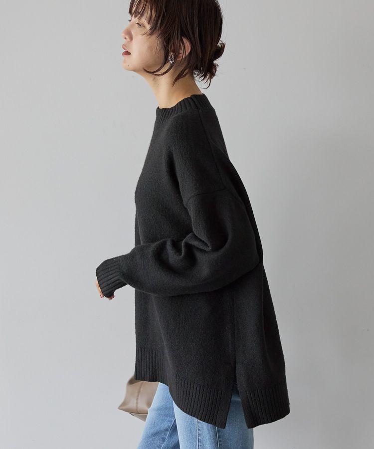 AMERICAN HOLIC「サイドスリットハイネックニットプルオーバー」|ニット・セーター|