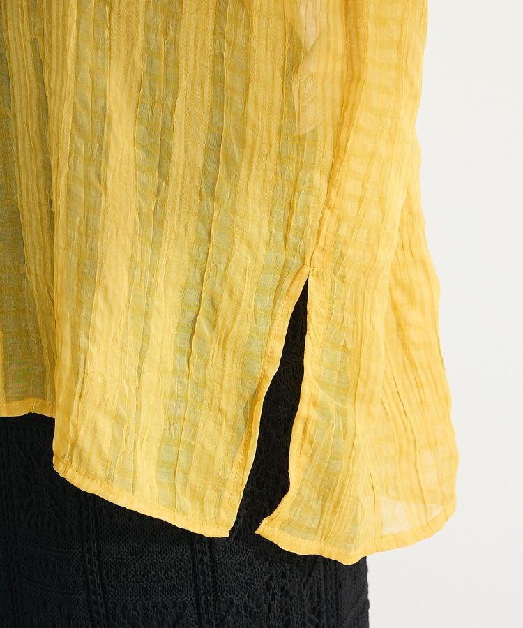 Green Parks「シアーワッシャーロングスリーブシャツ」|シャツ・ブラウス|