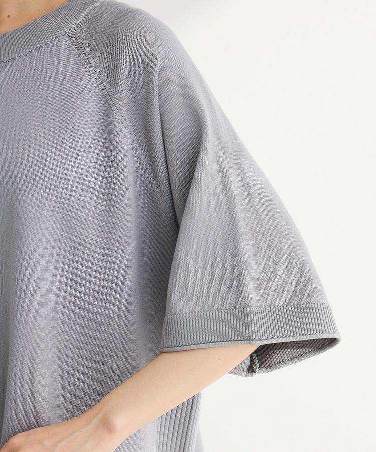 Green Parks「トレーナー風ニットプルオーバー」|ニット・セーター|