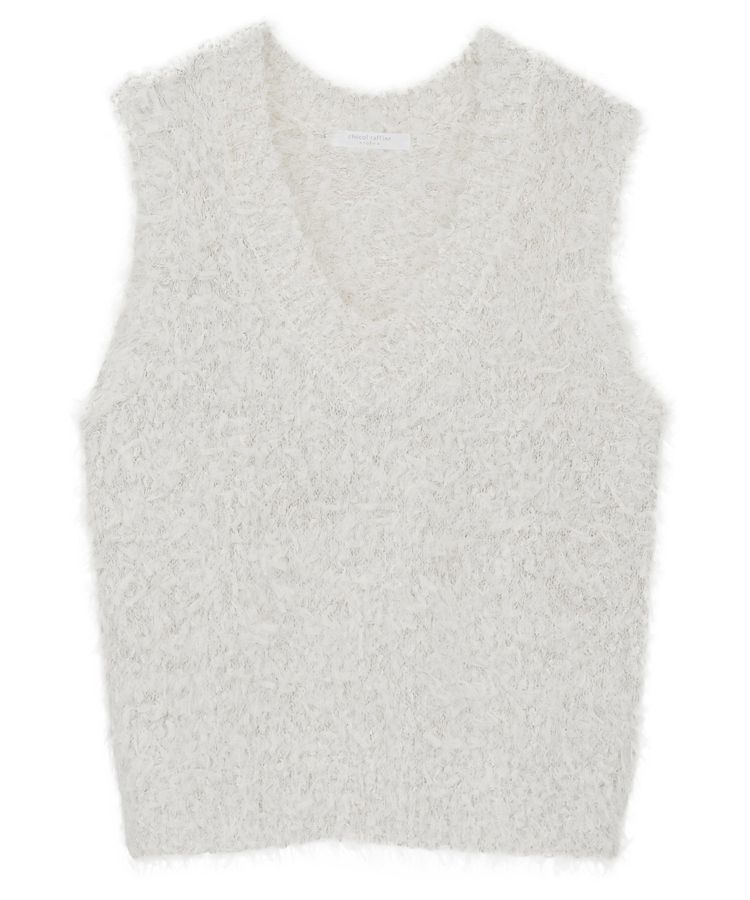 Green Parks「フェザーヤーンニットベスト」|ベスト・ジレ|