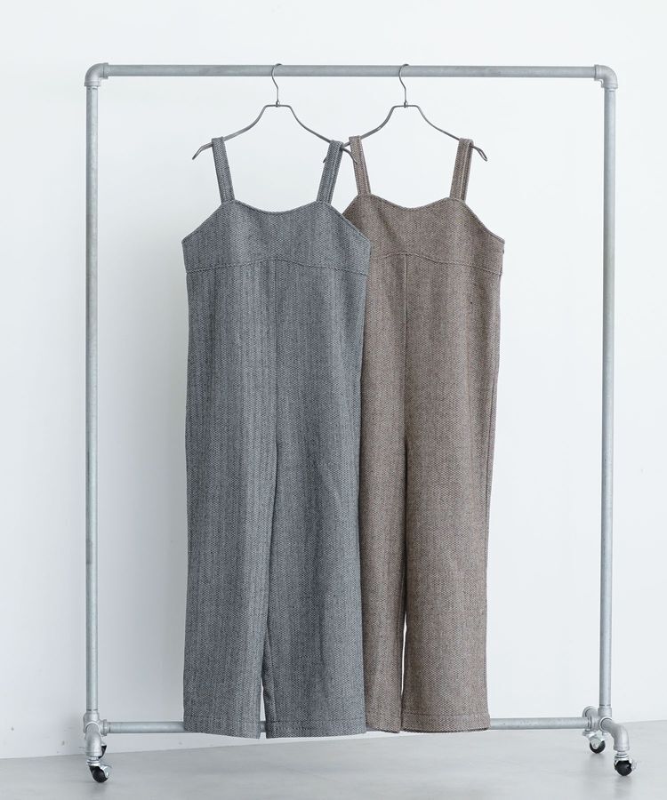 Green Parks「■ESCAR ポップコーンツイードオールインワン」|オールインワン|