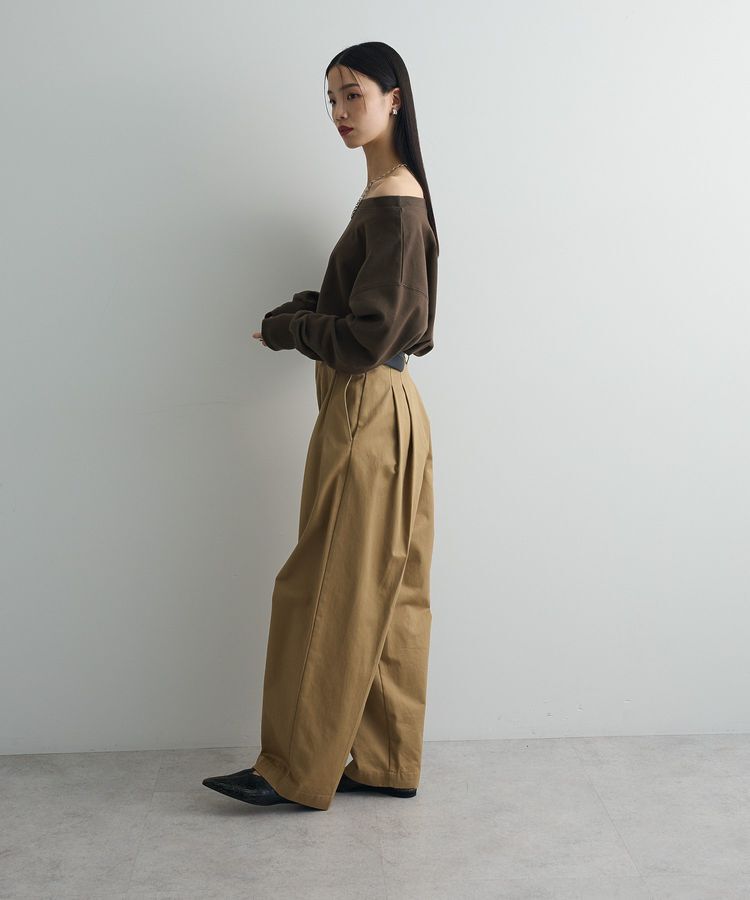 AnriettMusee「オフショルスウェット」|スウェット・ジャージ|