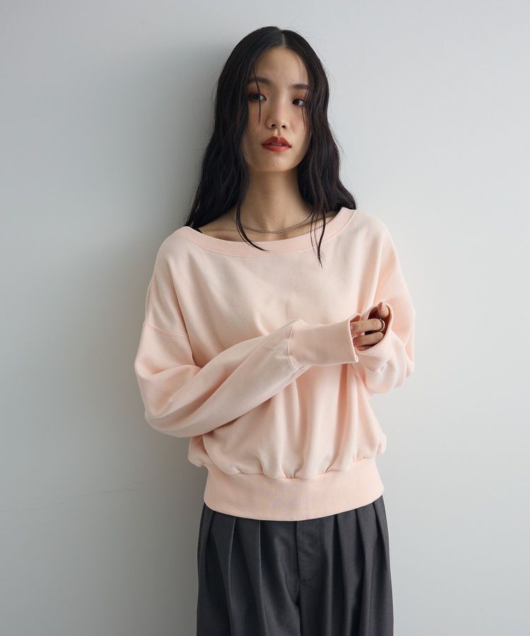 AnriettMusee「オフショルスウェット」|スウェット・ジャージ|