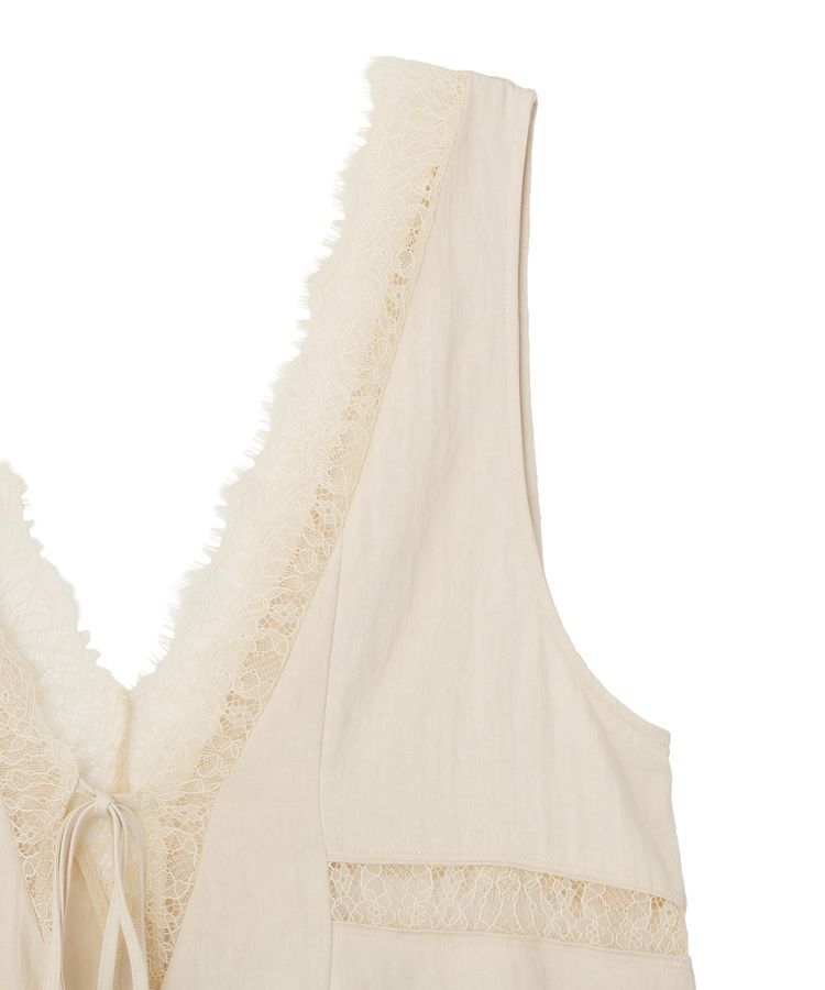 Green Parks「ランジェリー風サテンビスチェ」|ベスト・ジレ|