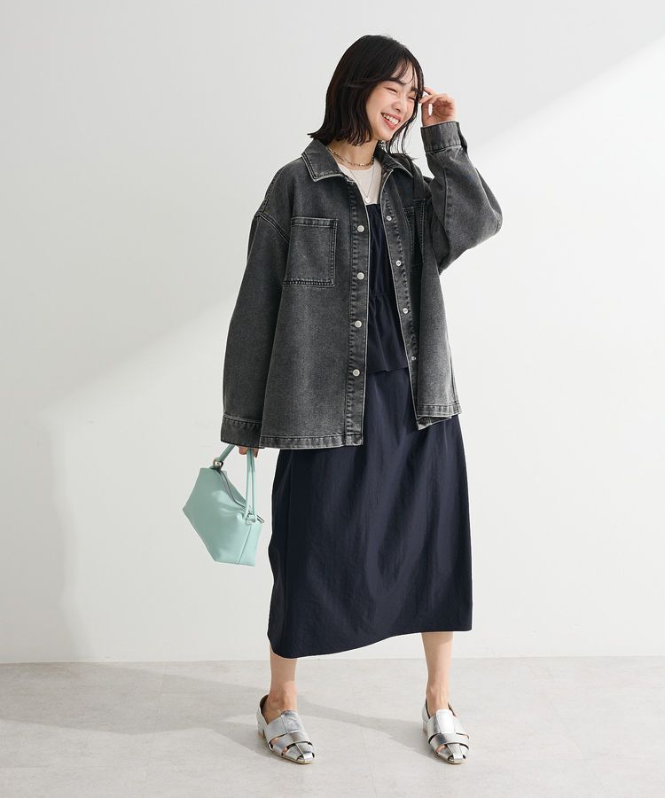 Green Parks「ペプラムドッキングワンピース」|ワンピース|