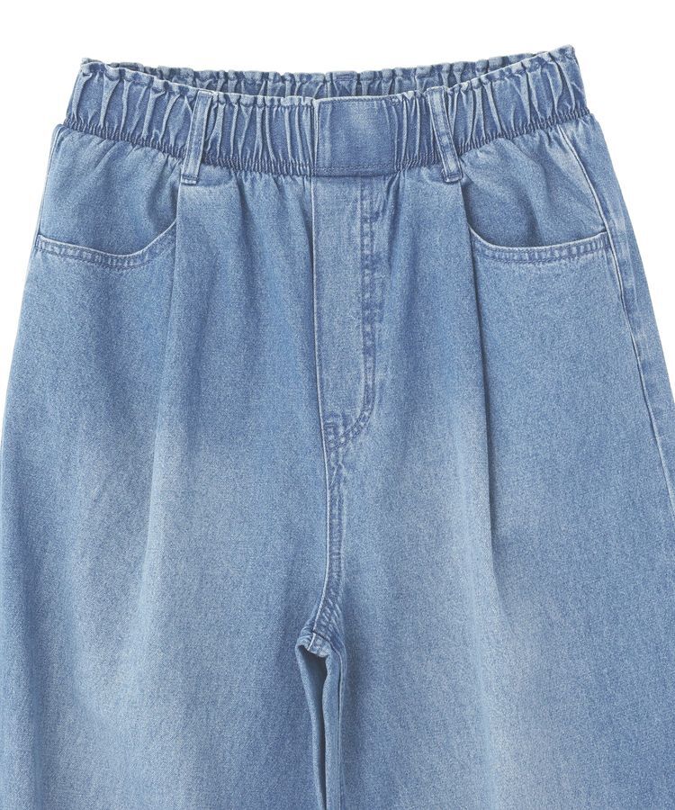 Green Parks「ウエストタックコクーンデニムパンツ」|デニム|