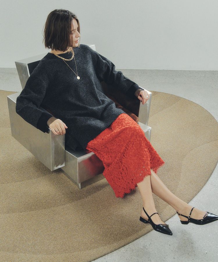 Editt by YECCA VECCA「袖レイヤードソフトニット」|ニット・セーター|