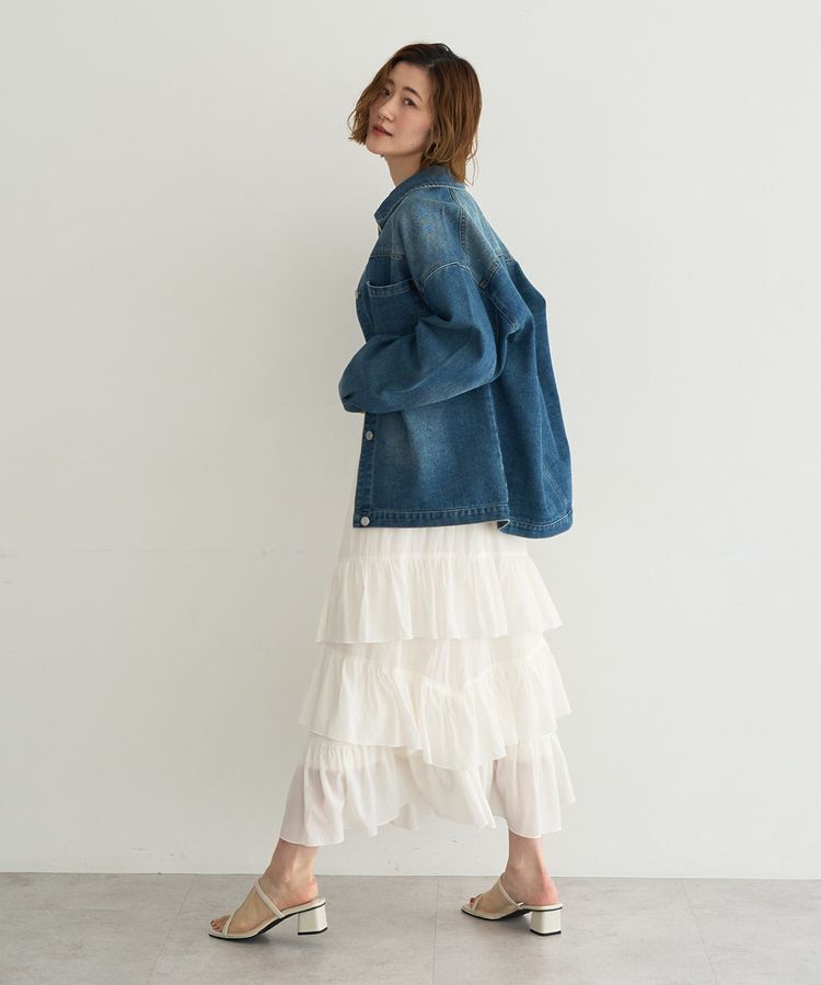 YECCA VECCA「デニムジャケット」|テーラードジャケット|