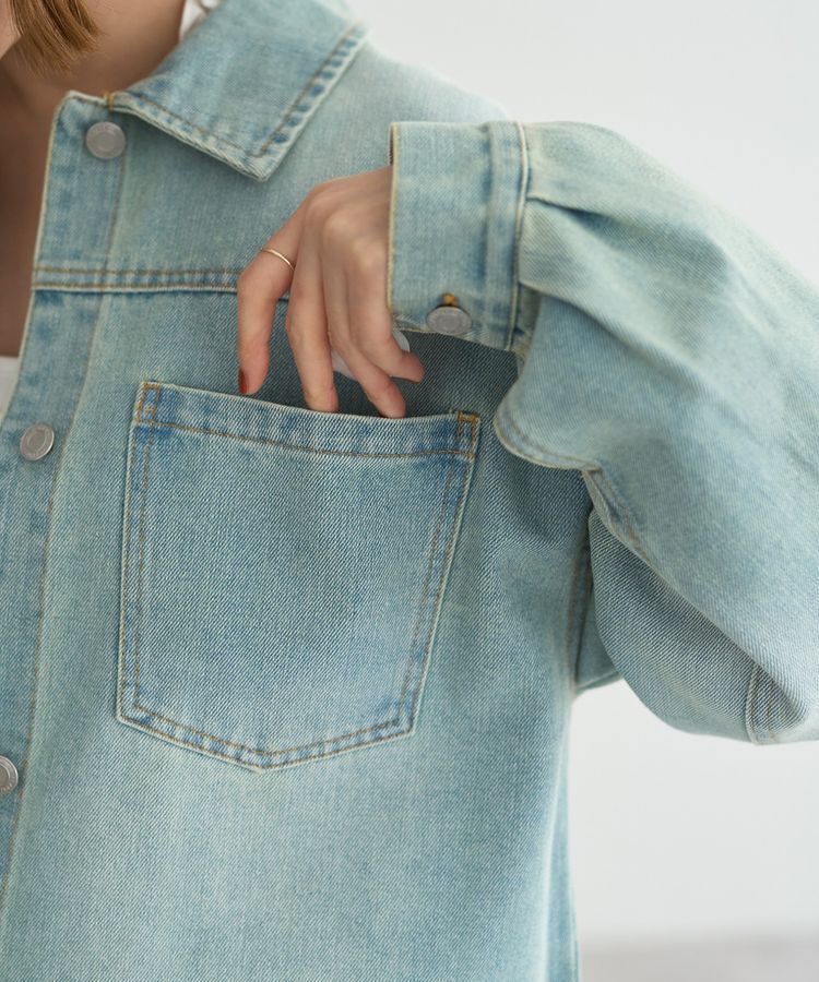 YECCA VECCA「デニムジャケット」|テーラードジャケット|