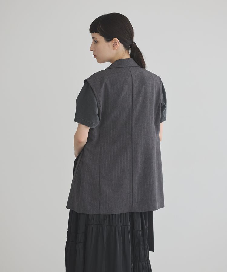 GARAGE OF GOOD CLOTHING「【日本製】ストライプテーラーベスト」|ベスト・ジレ|