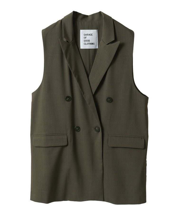 GARAGE OF GOOD CLOTHING「ダブルブレストベスト」|ベスト・ジレ|