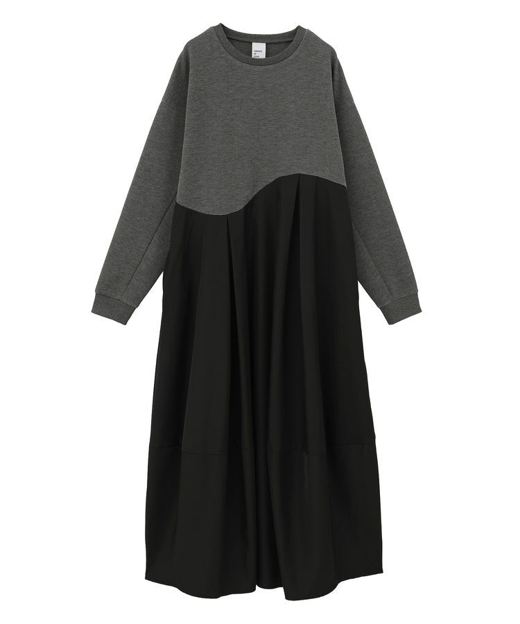 GARAGE OF GOOD CLOTHING「異素材MIXコクーンワンピース」|ワンピース|