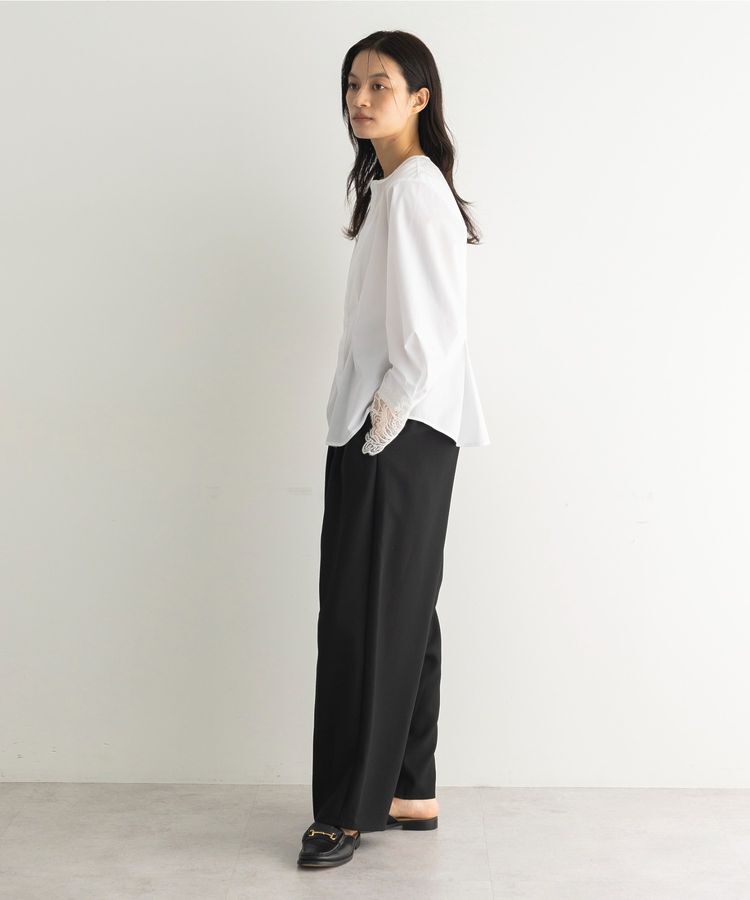 GARAGE OF GOOD CLOTHING「ムジレースカフスタックブラウス」|シャツ・ブラウス|