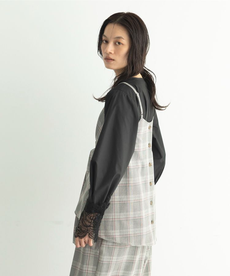 GARAGE OF GOOD CLOTHING「ムジレースカフスタックブラウス」|シャツ・ブラウス|