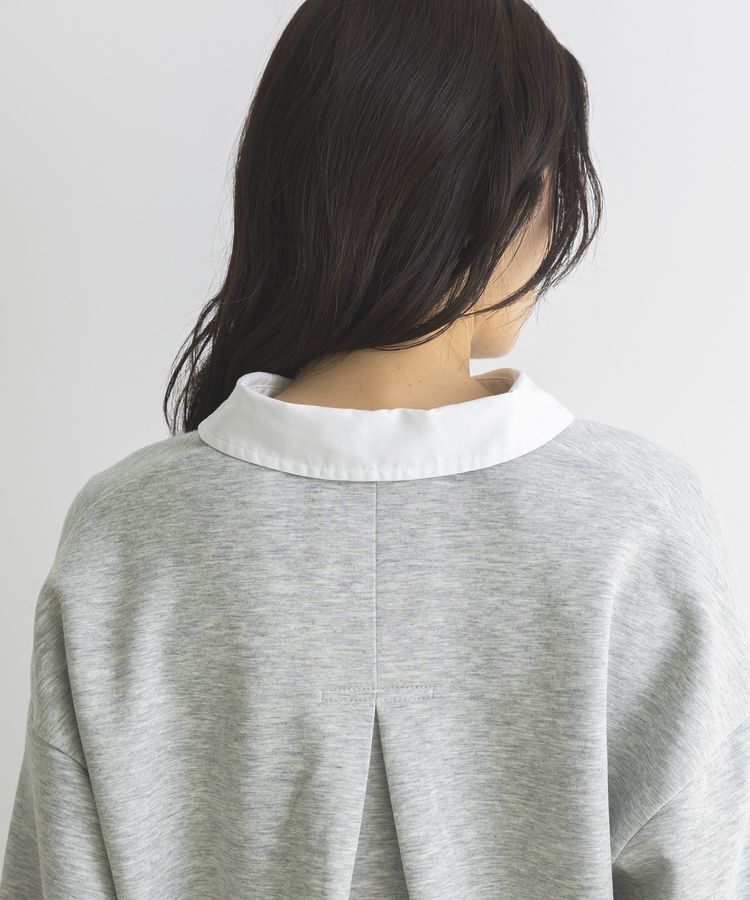 GARAGE OF GOOD CLOTHING「レイヤード風クレリックプルオーバー」|スウェット・ジャージ|