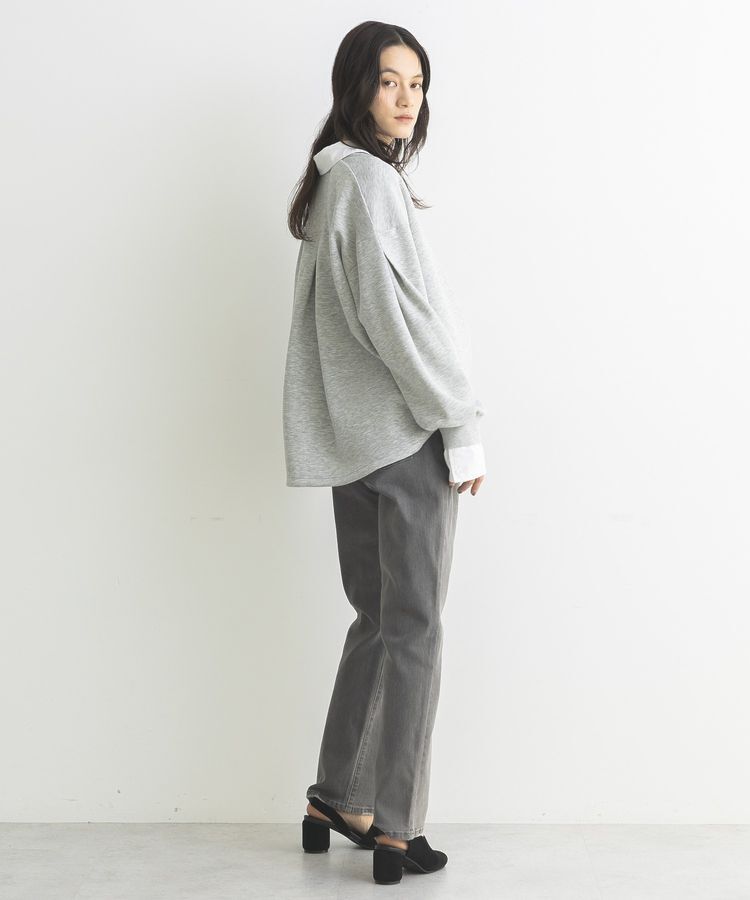 GARAGE OF GOOD CLOTHING「レイヤード風クレリックプルオーバー」|スウェット・ジャージ|