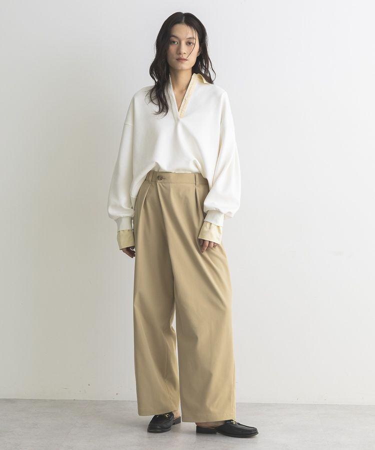 GARAGE OF GOOD CLOTHING「レイヤード風クレリックプルオーバー」|スウェット・ジャージ|