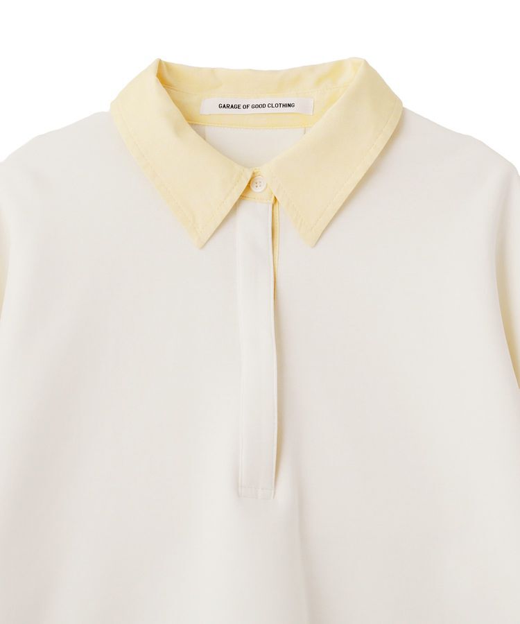 GARAGE OF GOOD CLOTHING「レイヤード風クレリックプルオーバー」|スウェット・ジャージ|