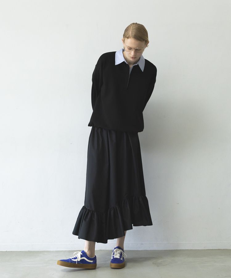 GARAGE OF GOOD CLOTHING「レイヤード風クレリックプルオーバー」|スウェット・ジャージ|