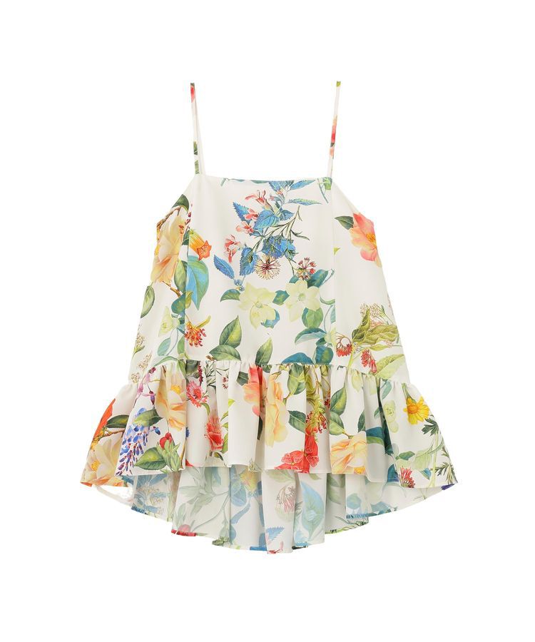 GARAGE OF GOOD CLOTHING「【日本製】フラワープリントキャミソール」|ベスト・ジレ|